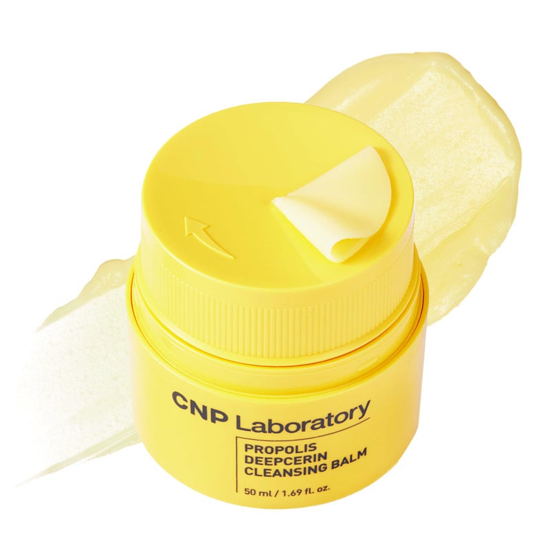 CNP Propolis Deepcerin Cleansing Balm  Soft Grinding Makeup Remover Balm Buttery  Milky Texture for Dry  Sensitive Skin Korean Skincare